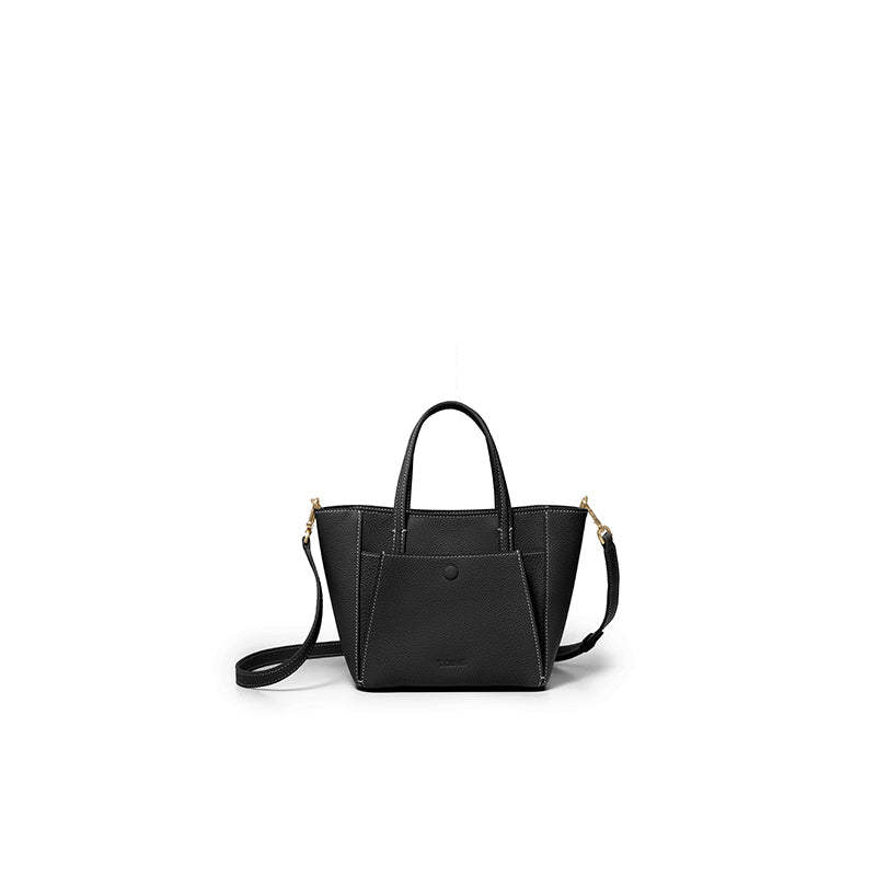 SereneGuard Leather Tote Bag Size Small