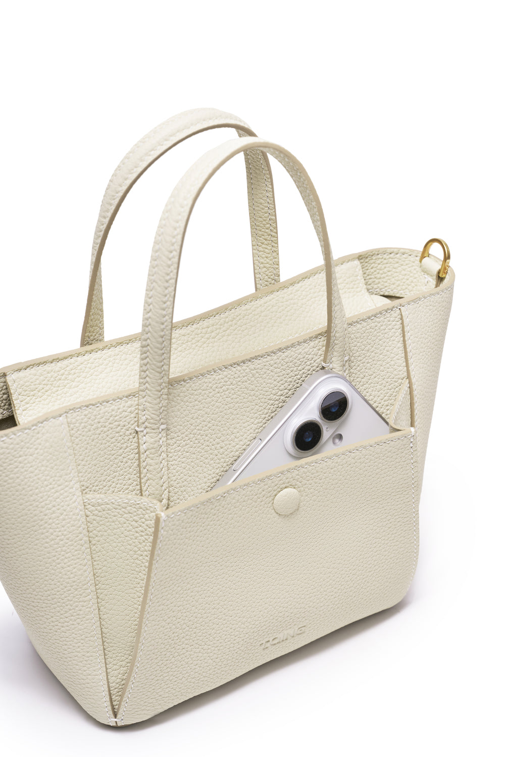 SereneGuard Leather Tote Bag Size Small