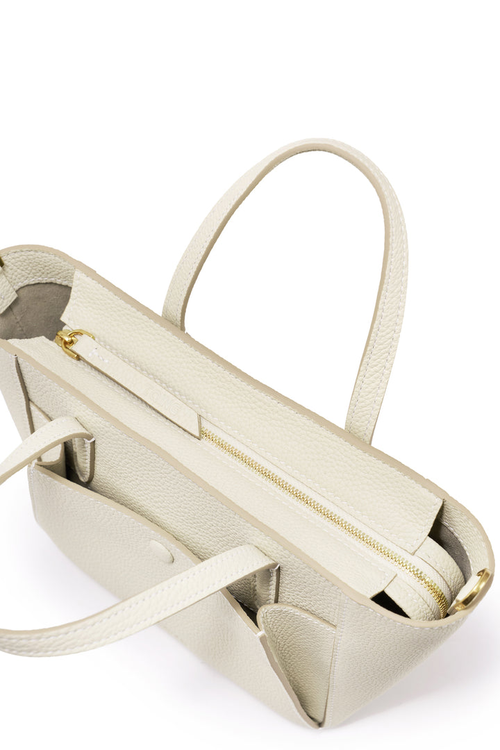 SereneGuard Leather Tote Bag Size Small