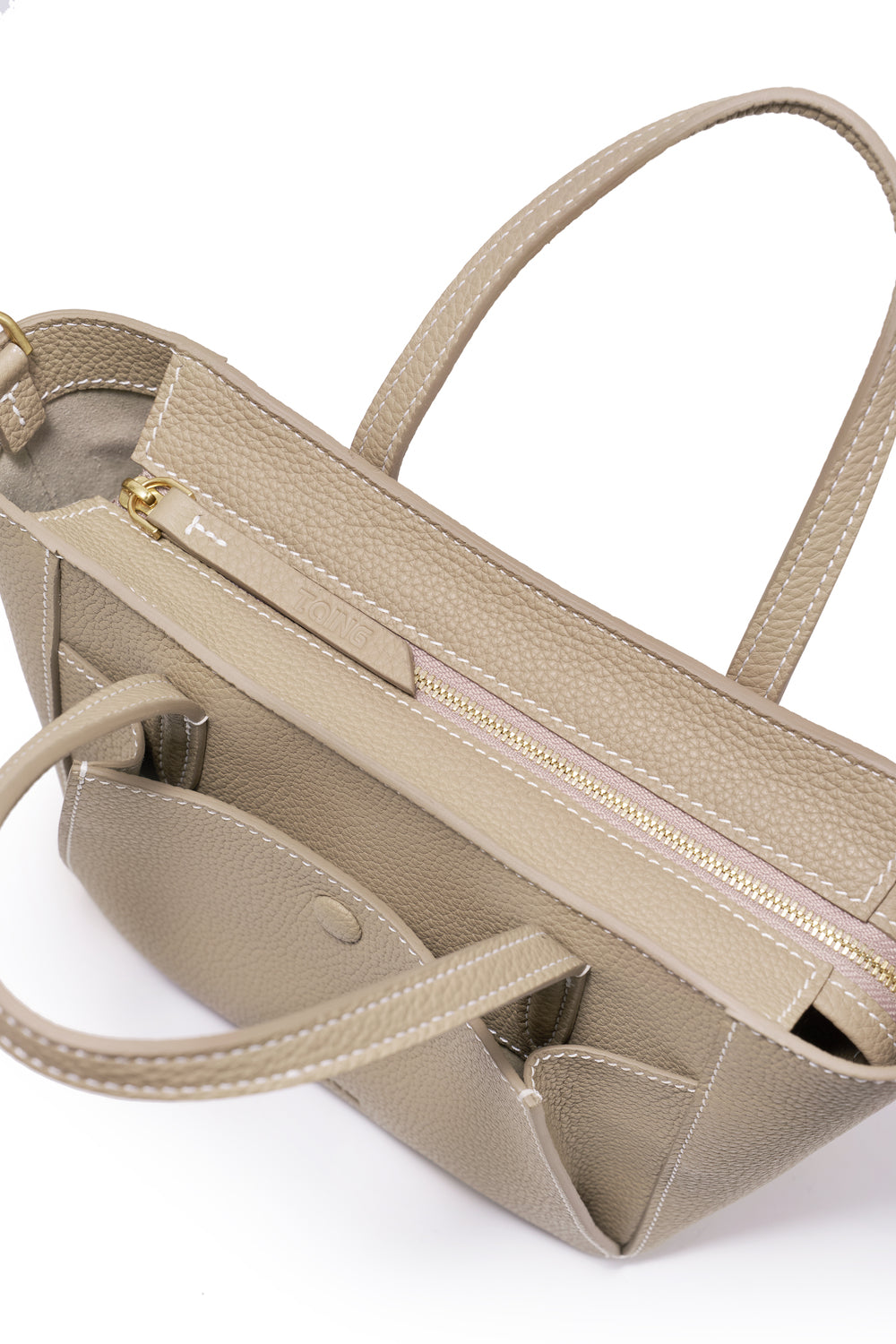 SereneGuard Leather Tote Bag Size Small