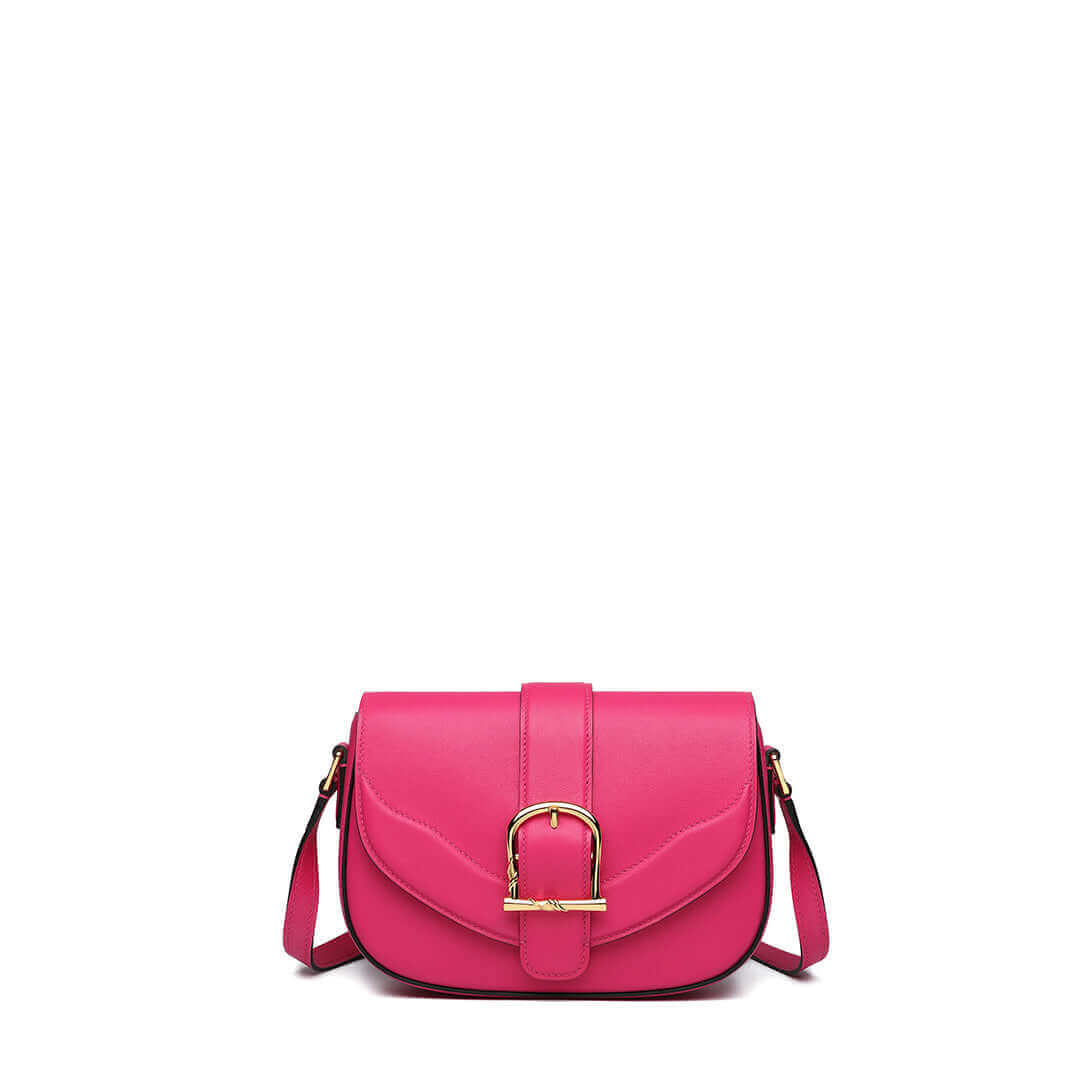 T.QING Couplet Crossbody Saddle Bag #color_pink