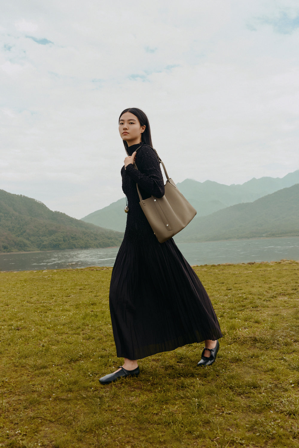 Butterfly Leather Tote Bag