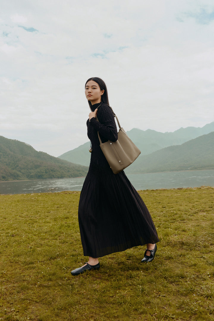 Butterfly Leather Tote Bag