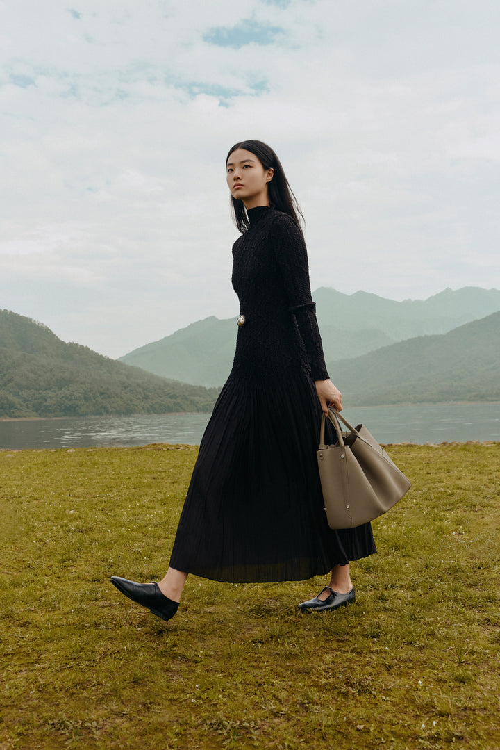 Butterfly Leather Tote Bag