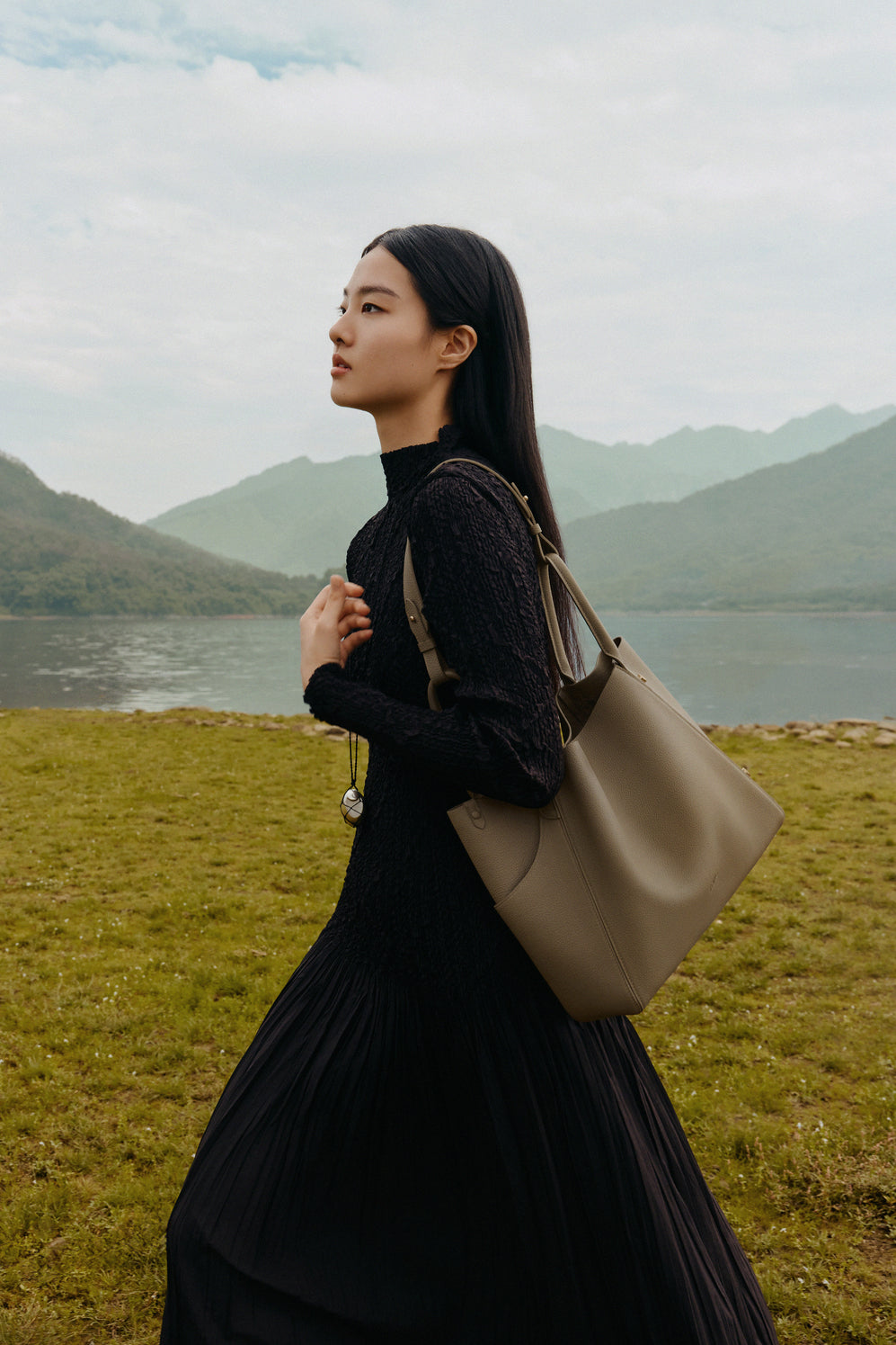 Butterfly Leather Tote Bag