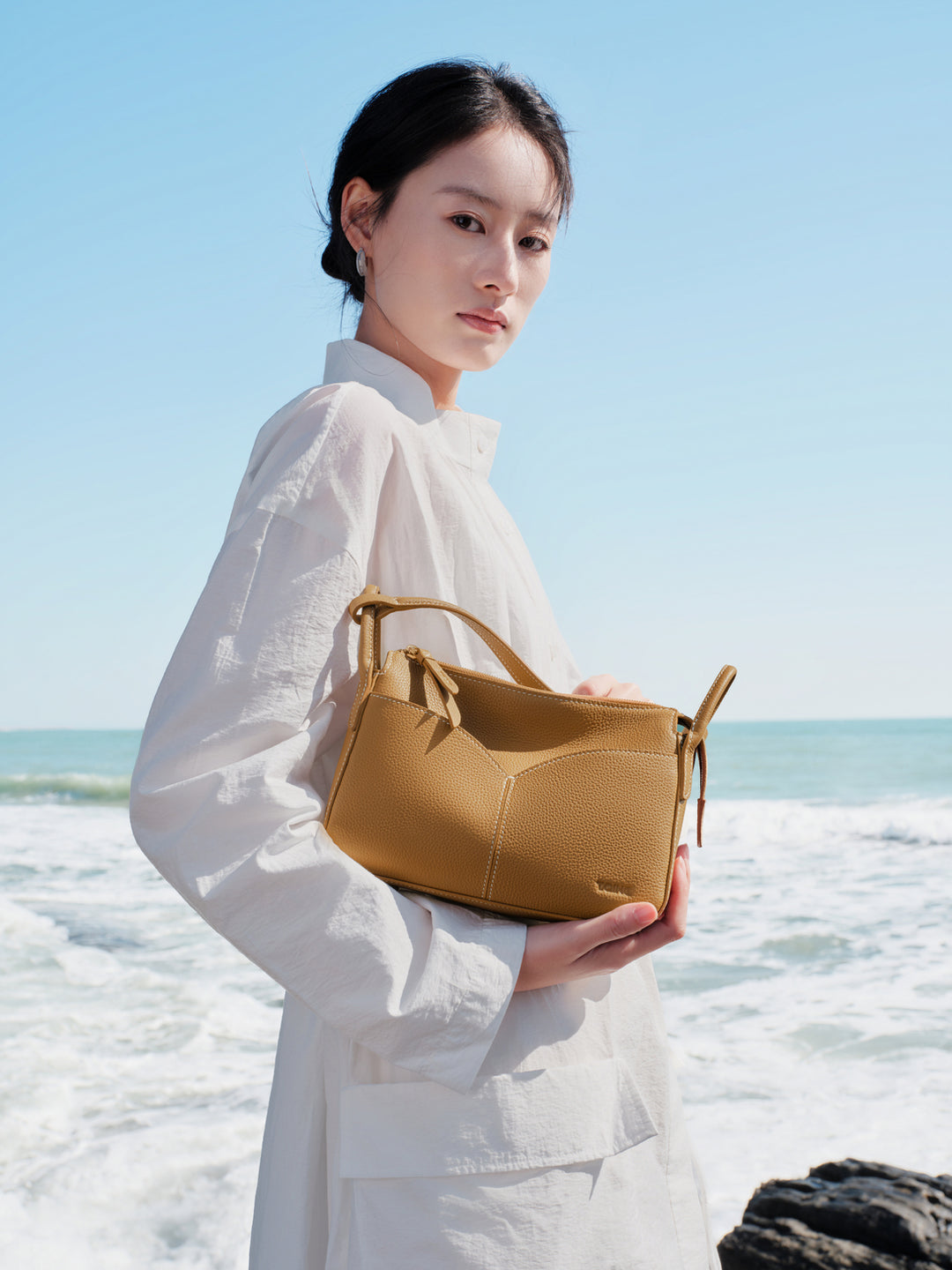 Freeform Casual Boston Bag Small Size