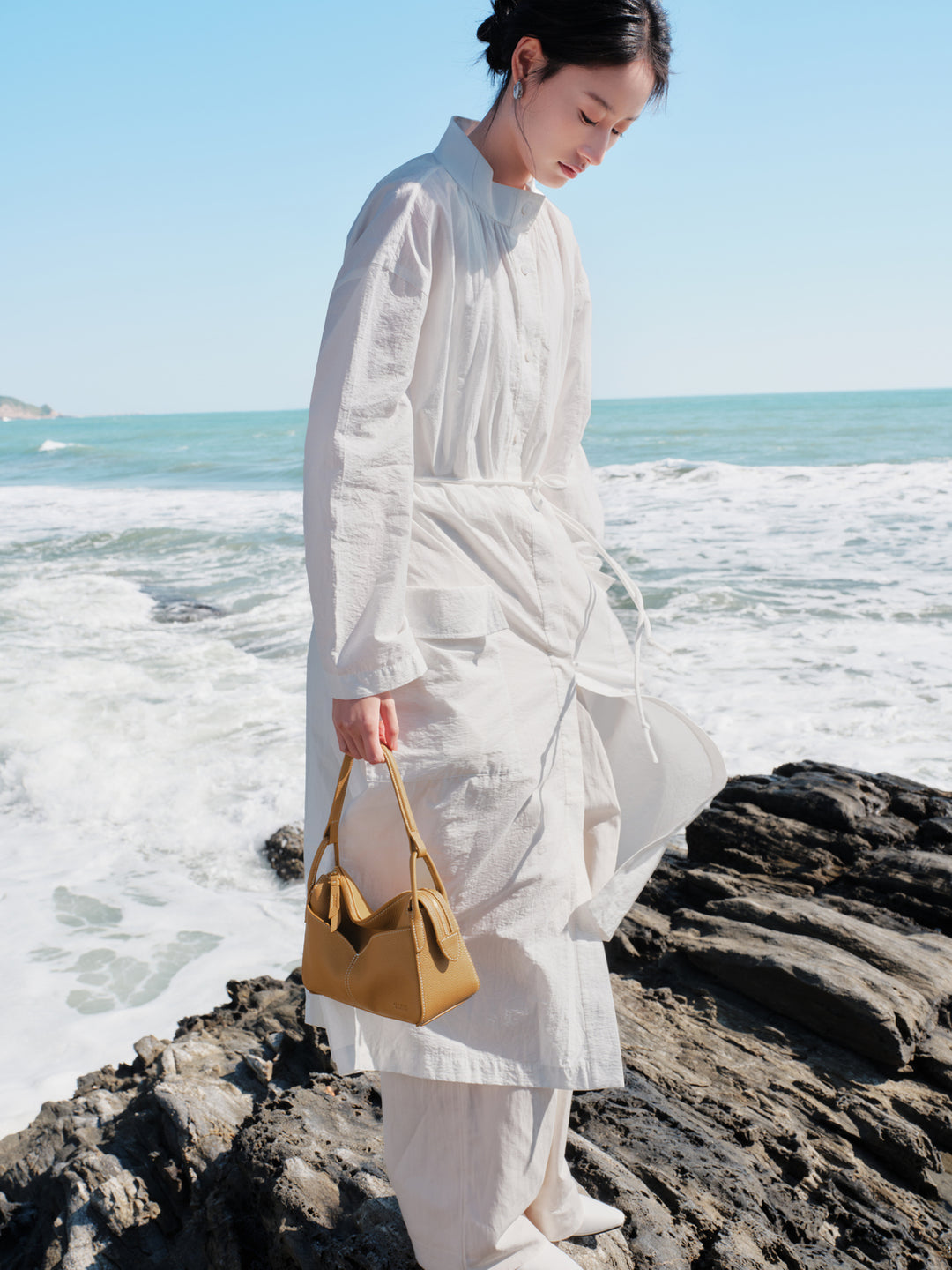 Freeform Casual Boston Bag Small Size