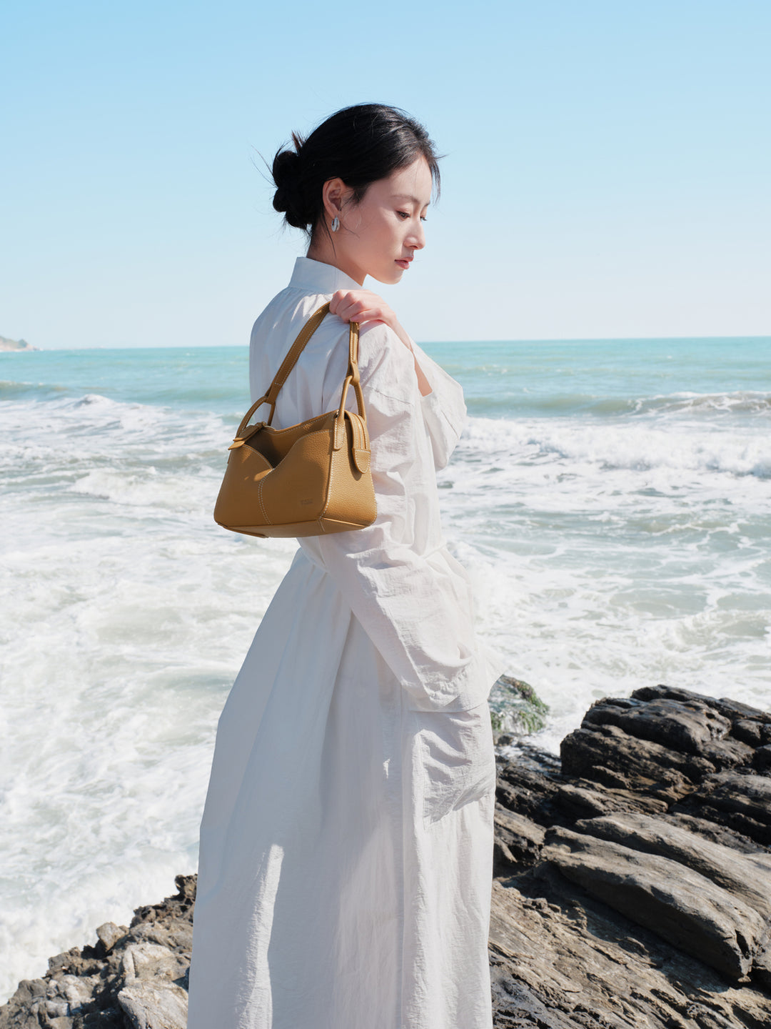 Freeform Casual Boston Bag Small Size