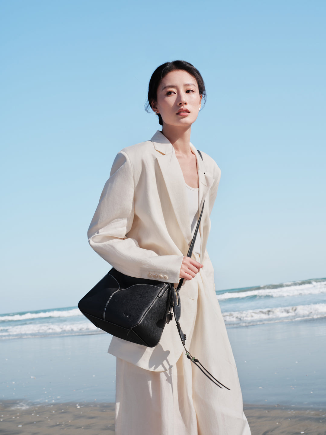 Freeform Casual Boston Bag in TOGO Leather