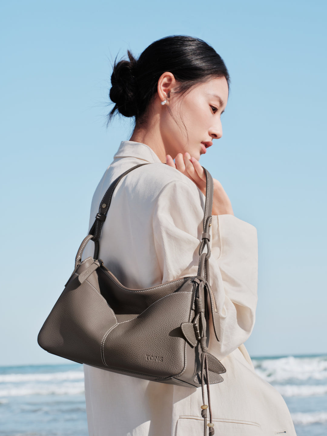 Freeform Casual Boston Bag in TOGO Leather