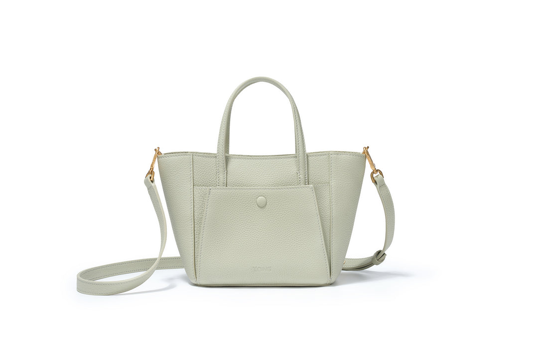 SereneGuard Leather Tote Bag Size Small