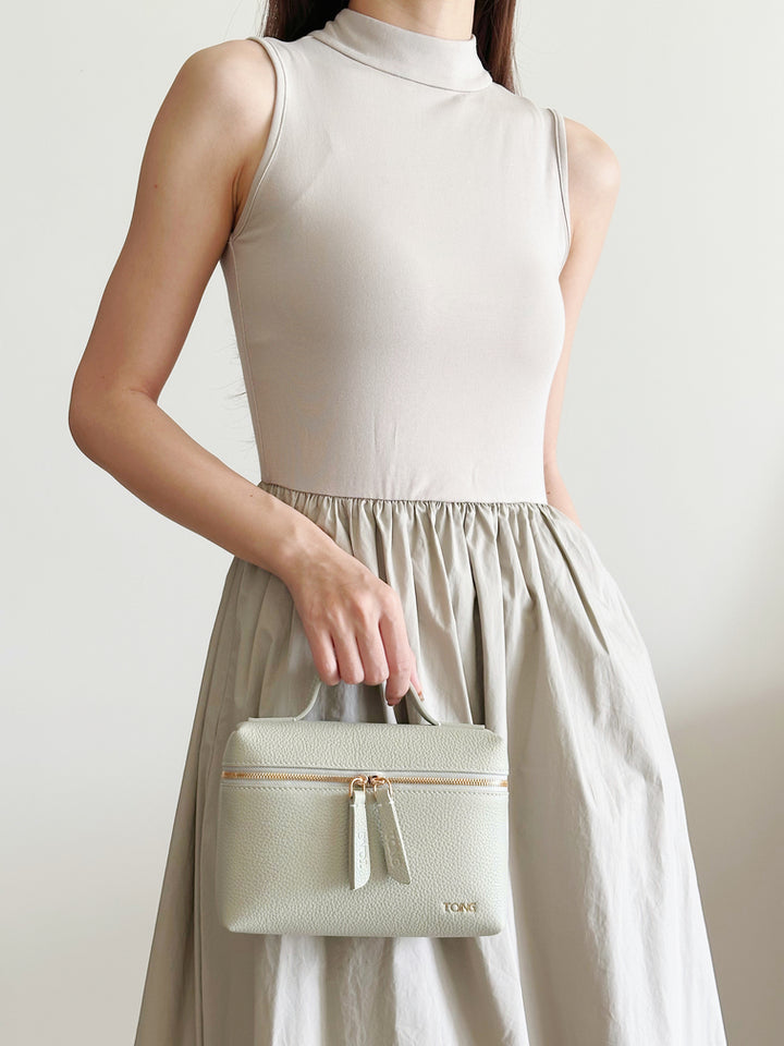 Freeform Leather Wash Bag