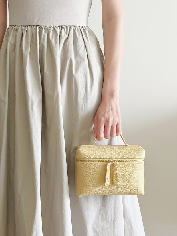 Freeform Leather Wash Bag