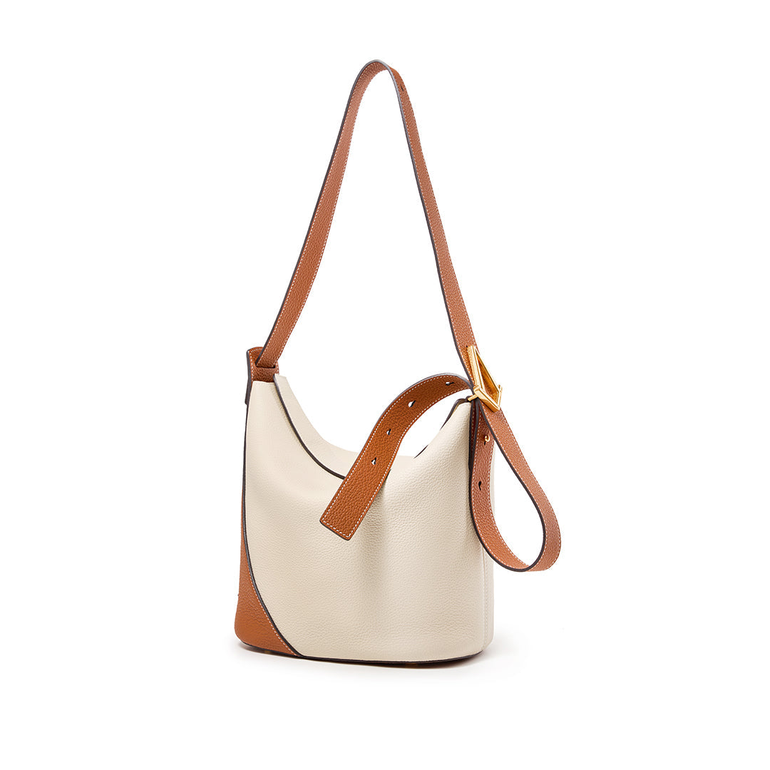 T.QING Ease Bucket Bag #color_beige-golden-brown