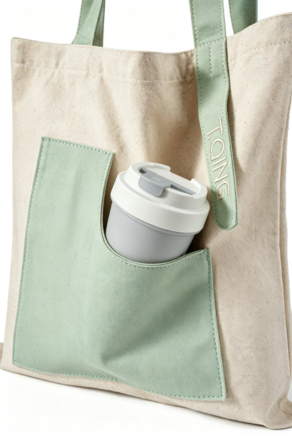 TQING Freeform Canvas Tote