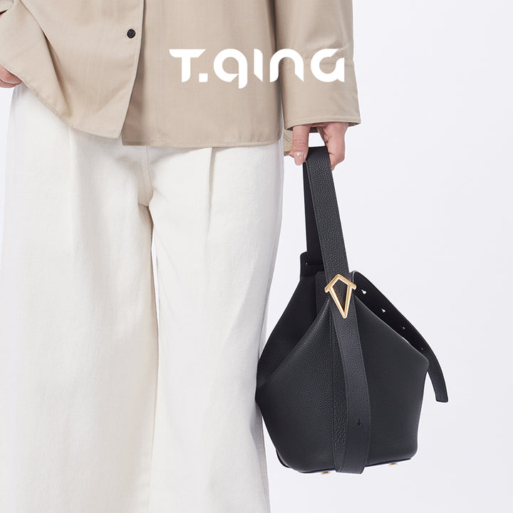 T.QING Ease Leather Shoulder Bag #color_tender-green