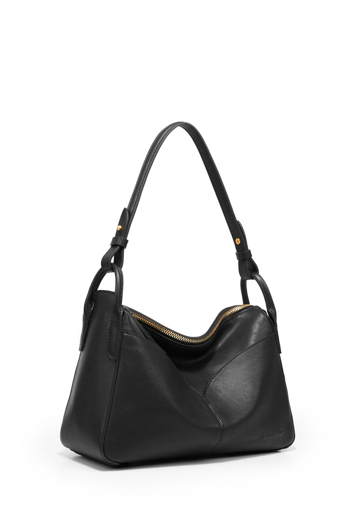 Freeform Casual Boston Bag in Vegetable-tanned Leather