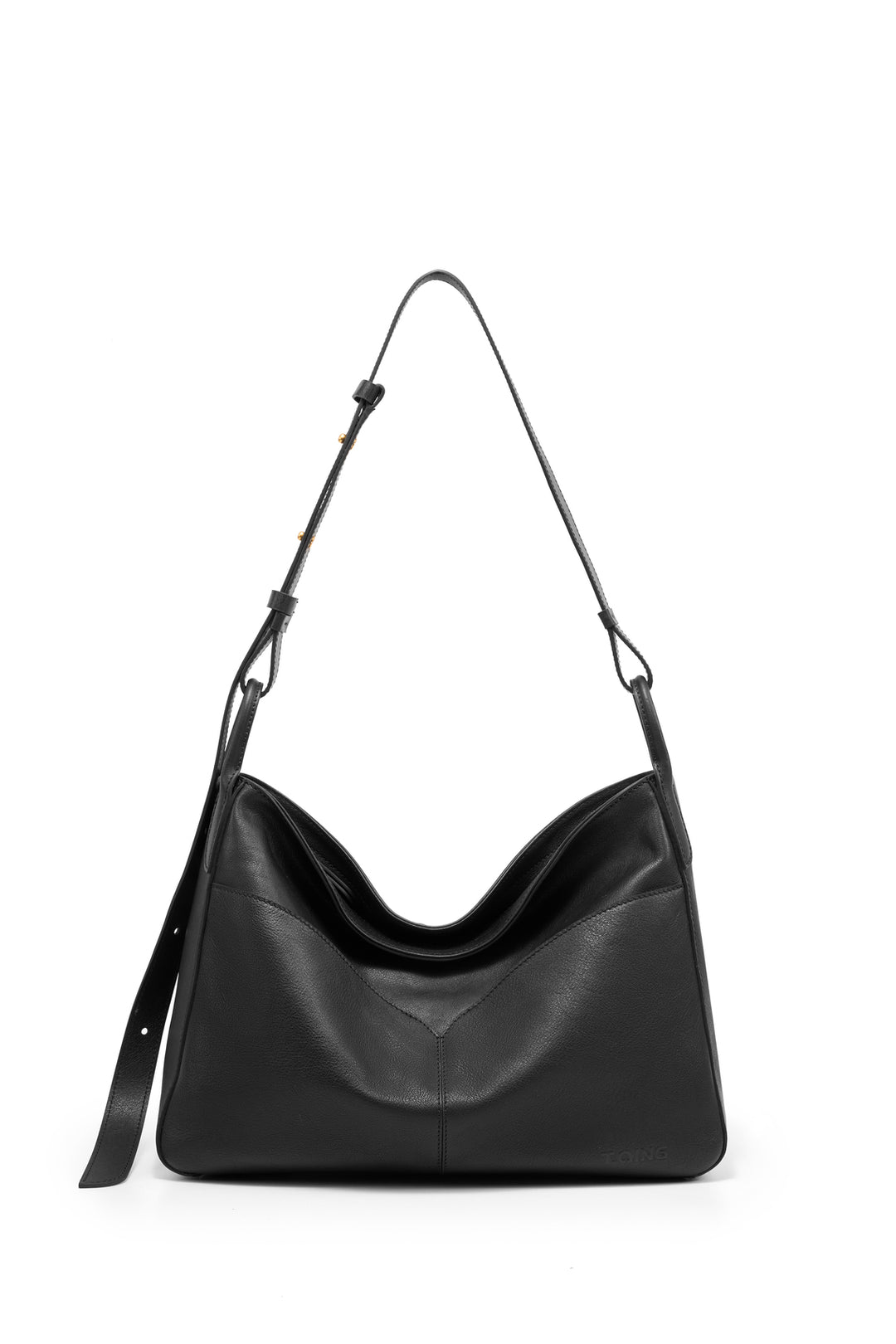 Freeform Hobo Bag in Vegetable-tanned Leather