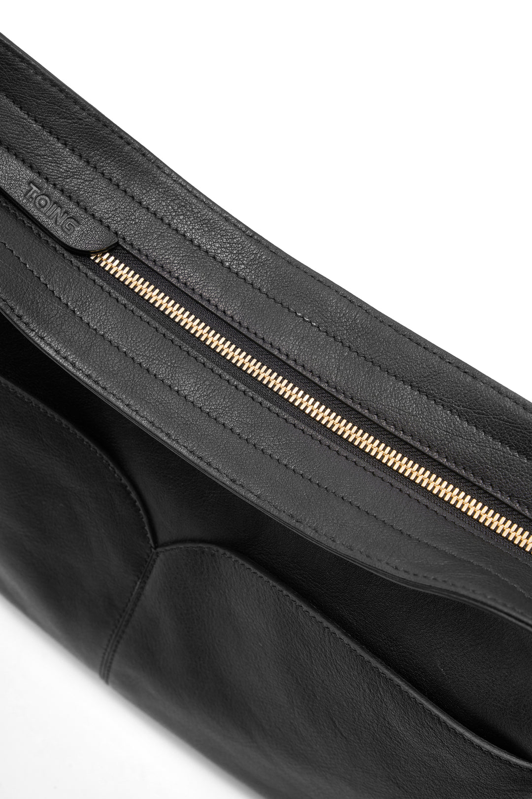 Freeform Hobo Bag in Vegetable-tanned Leather