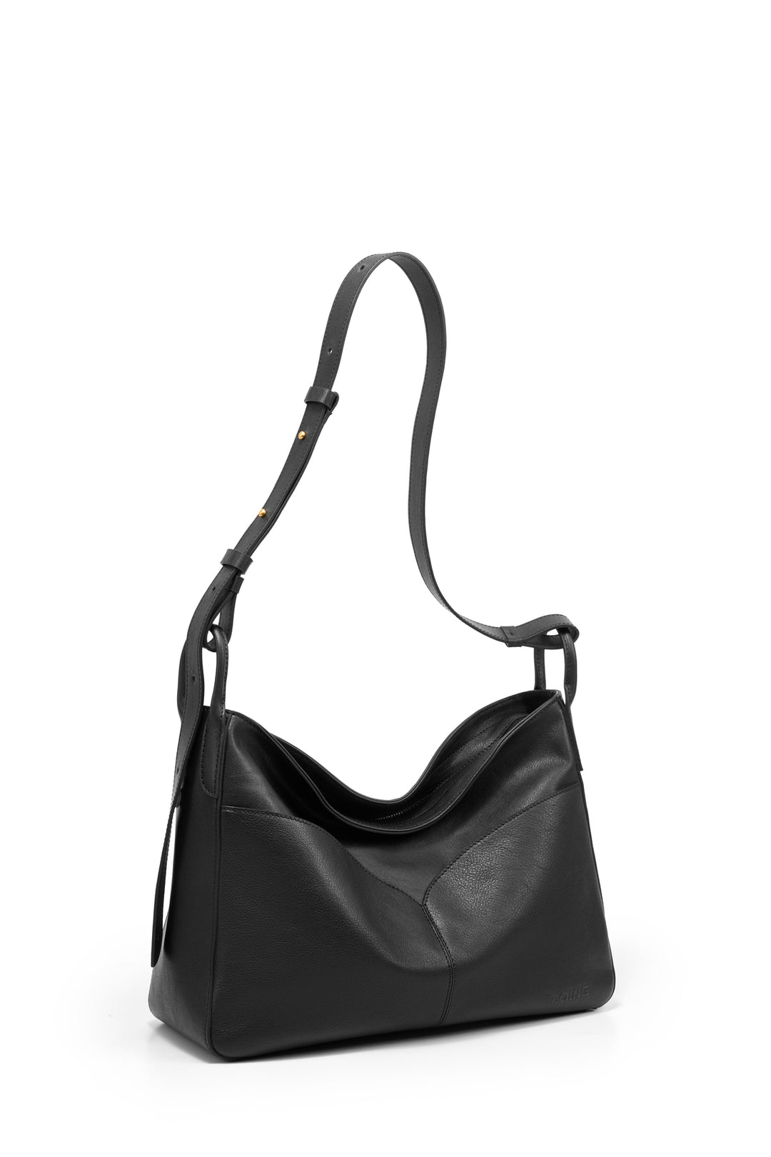 Freeform Hobo Bag in Vegetable-tanned Leather
