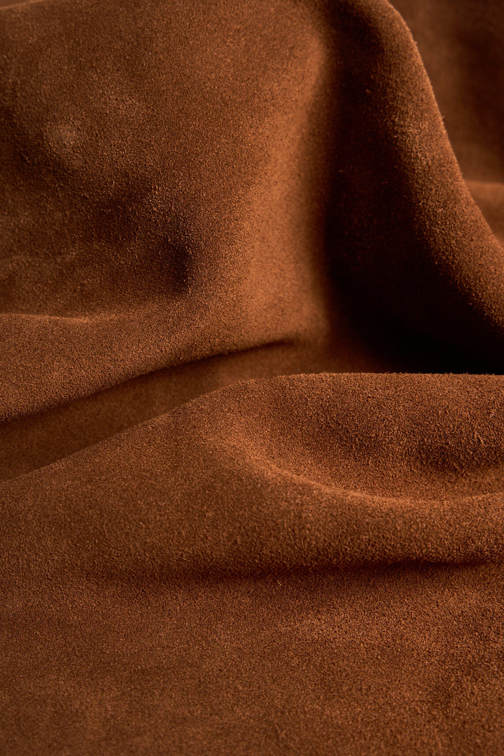 Freeform Hobo Bag in Suede Leather