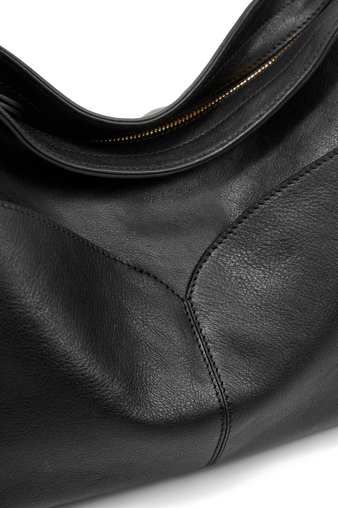 Freeform Hobo Bag in Vegetable-tanned Leather