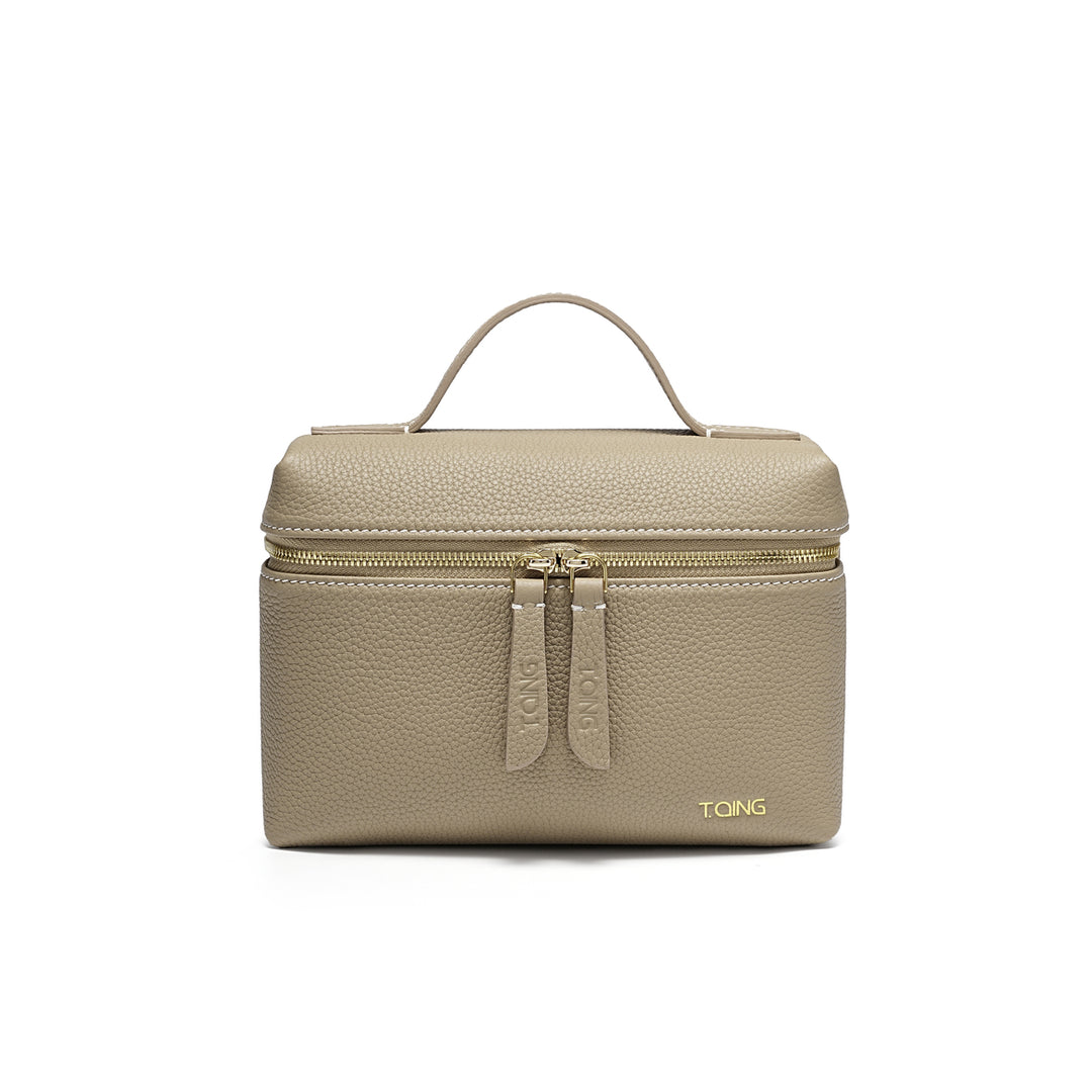 Freeform Leather Wash Bag