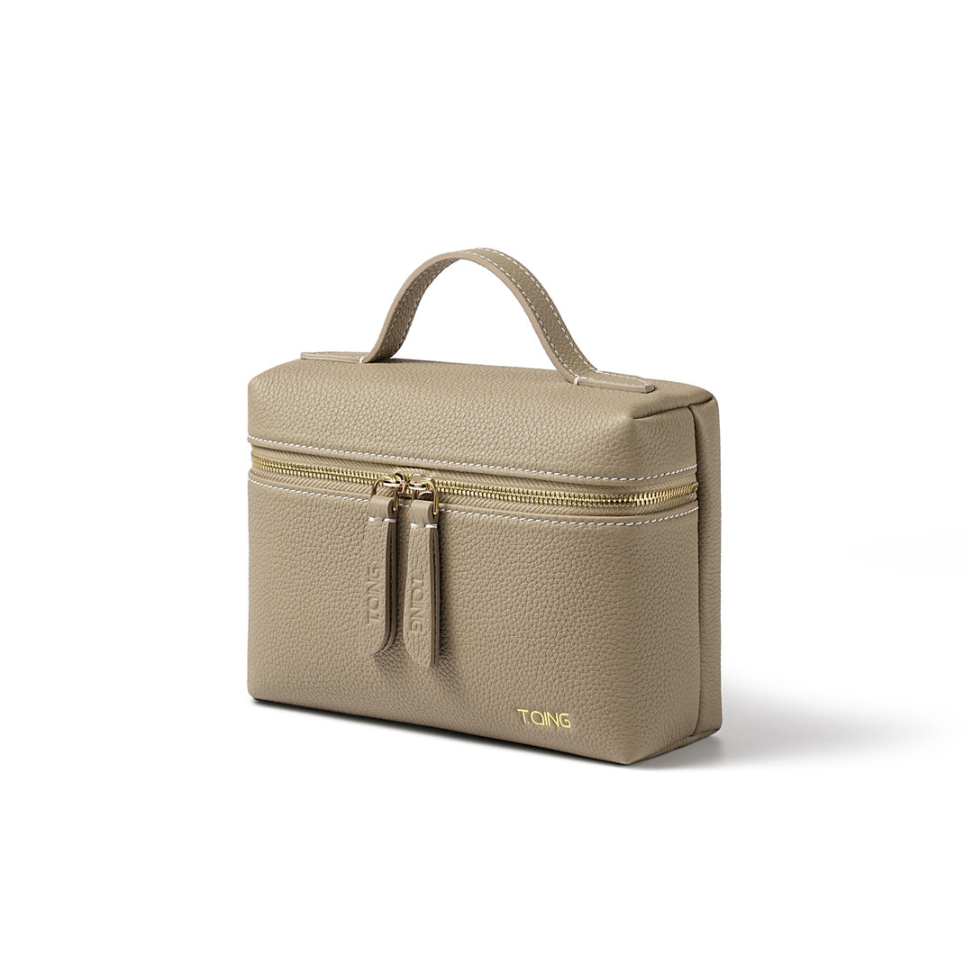 Freeform Leather Wash Bag