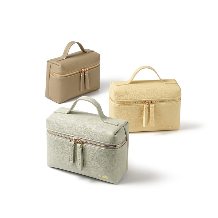 Freeform Leather Wash Bag