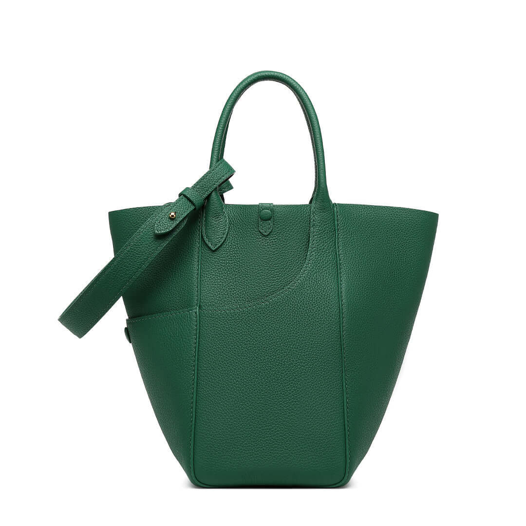 TQING Large Butterfly Tote Bucket Bag #color_green