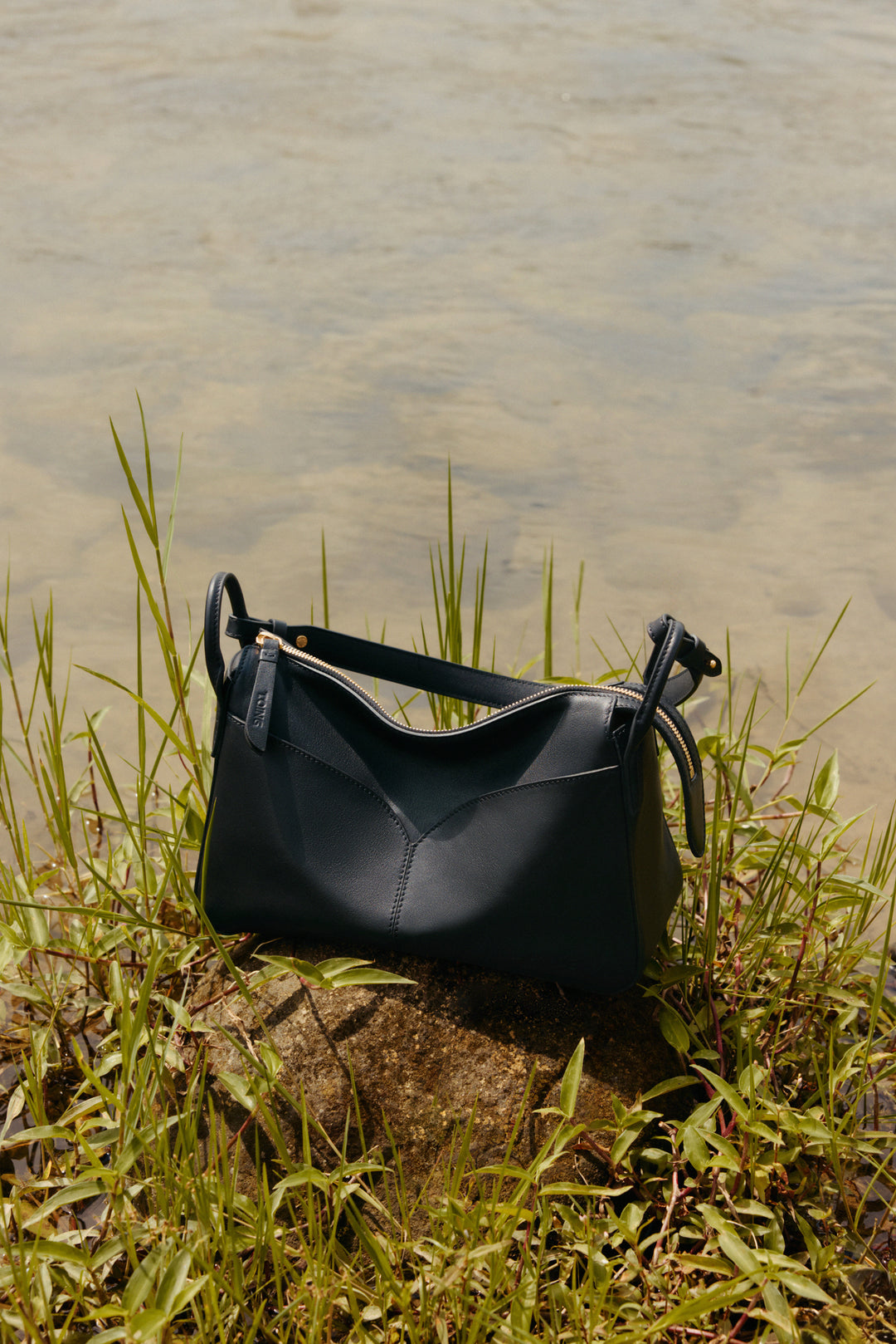 Freeform Hobo Bag in Vegetable-tanned Leather