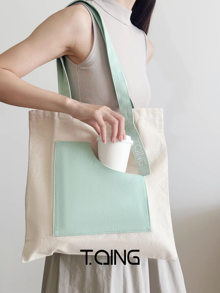 TQING Freeform Canvas Tote